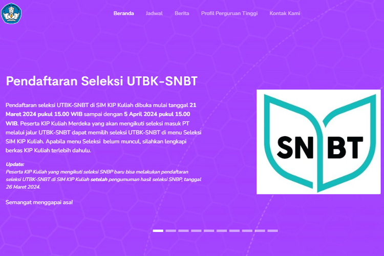 Sudah Dibuka, Ini Cara Daftar KIP Kuliah untuk UTBK-SNBT 2024