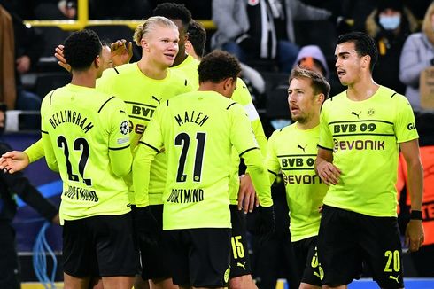 Liga Champions: Sinar Haaland dan Bellingham di Balik Pesta Hampa Dortmund