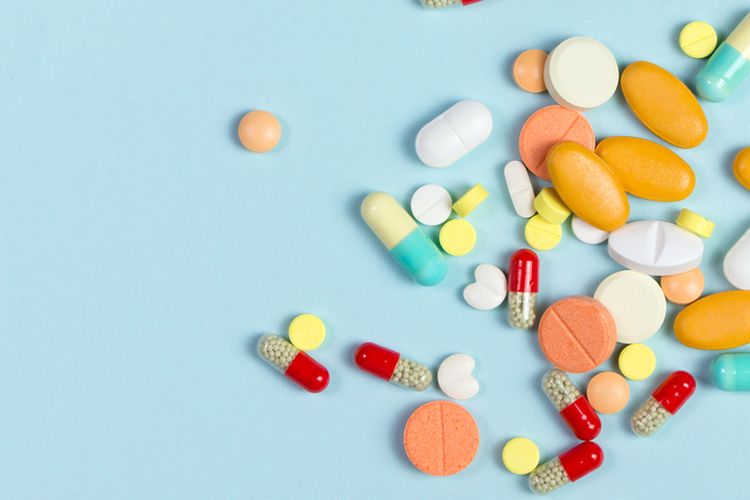 Ilustrasi obat untuk virus corona, obat corona