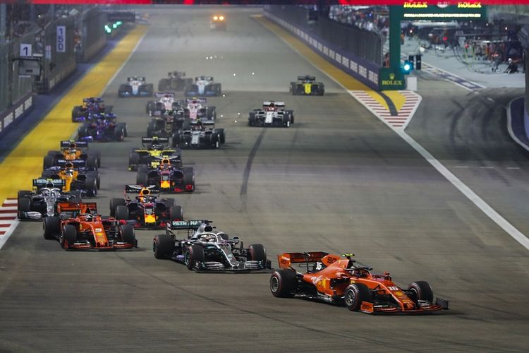 Balapan Formula 1 (F1) GP Singapura .