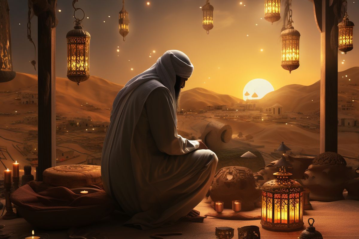 Ilustrasi Ibrahim bin Adham