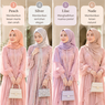 8 Warna Jilbab untuk Gamis Pink, Manis dan Elegan
