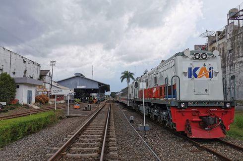 Jalur Telah Diperbaiki dari Longsoran, KA Pangrango Kembali Beroperasi