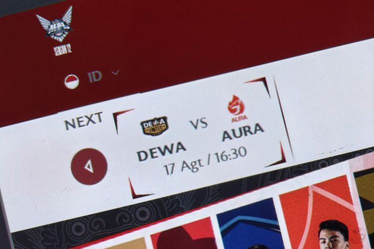 Ilustrasi jadwal MPL ID S12 hari ini 17 Agustus 2023, Dewa United vs Aura Fire