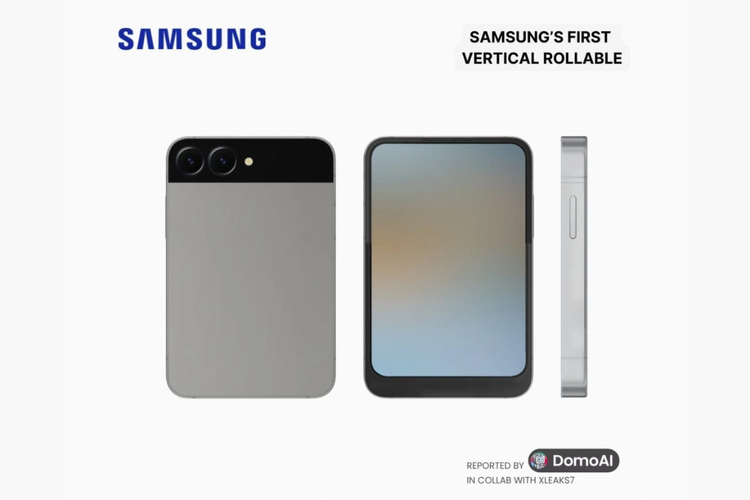 Inikah Tampang HP Layar Gulung Samsung?