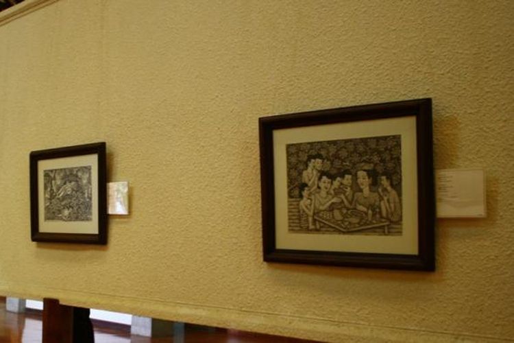 Museum Puri Lukisan, Ubud, Gianyar, Bali. 