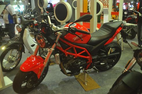 RZ35 Mocin yang Mirip Ducati Monster Ada di Jakarta Fair