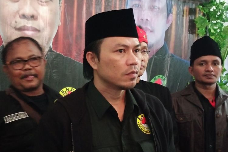 Ketua DPW (Dewan Pengurus Wilayah) BNPM Jawa Timur, Sahid saat diwawancarai usai kegiatan deklarasi dan pengukuhan pengurus Malang Raya di Gedung DPRD Kota Malang pada Minggu (17/7/2022).