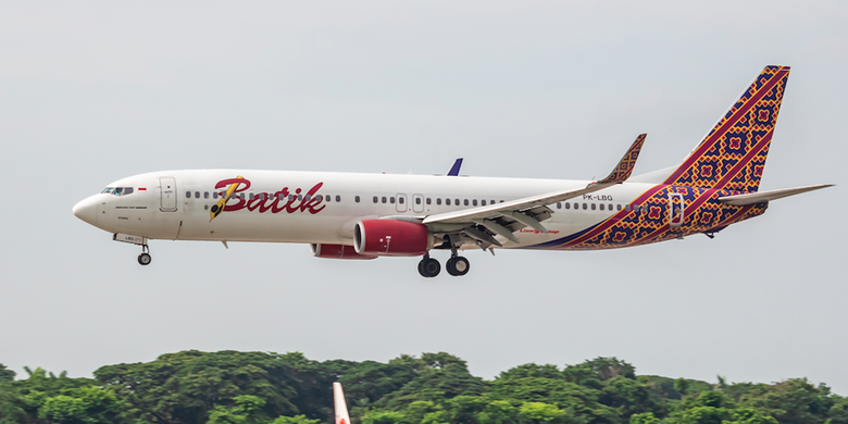 Ilustrasi pesawat Batik Air. Batik Air akan mengudara kembali di Bandara Halim Perdanakusuma yangdibuka kembali untuk penerbangan komersial 1 September 2022.