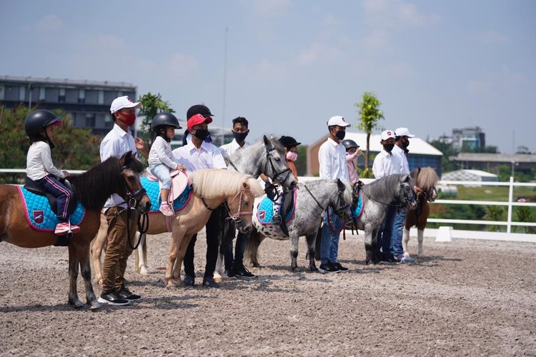 Kompetisi berkuda Indonesia Pony Club Rally turut dipertandingkan dalam Equinara Pulomas Open 2020.