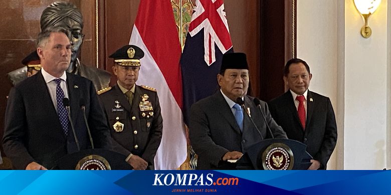 Menhan Australia Temui Prabowo, Bahas Rencana Bangun Armada Terbesar sejak PD II