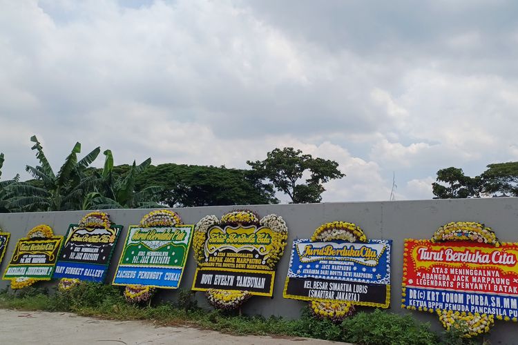 Suasana Rumah Duka Penyanyi Jack Marpaung 