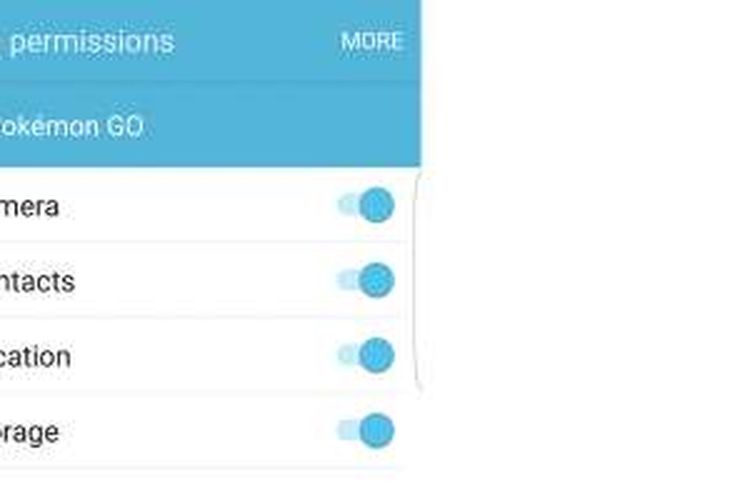 Hak akses yang diminta Niantic pada piranti Android tidak setinggi iPhone.