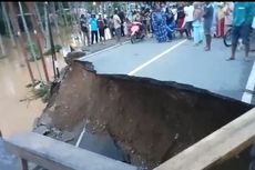 Pangkal Jembatan Labuhan Ambruk, Akses Sumbar-Bengkulu Putus Total