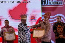 Papua Barat Raih Penghargaan Gerakan 10 Juta Bendera Merah Putih dari Kemendagri