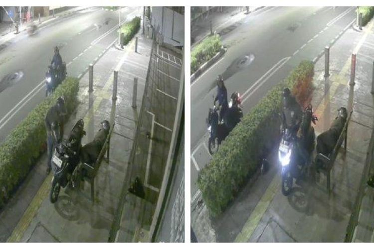 Driver Ojol Kehilangan Motor saat Tidur di Trotoar Kebayoran Baru