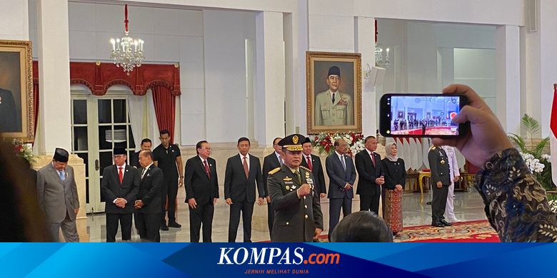 Presiden Jokowi Lantik Maruli Simanjuntak Jadi KSAD, Gantikan Agus Subiyanto