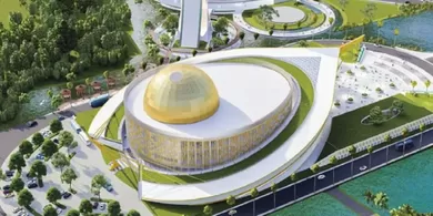 Mentan Amran Bangun Masjid Rp 1 Triliun dari Dana Pribadi, Ditargetkan Digunakan 2027