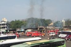 16 Kios di Terminal Induk Kota Bekasi Kebakaran, Diduga akibat Kebocoran Gas