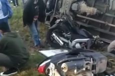 Sopir Ngantuk, Mobil Tabrak Motor Pemudik yang Sedang Istirahat di Jembrana, 4 Luka-luka