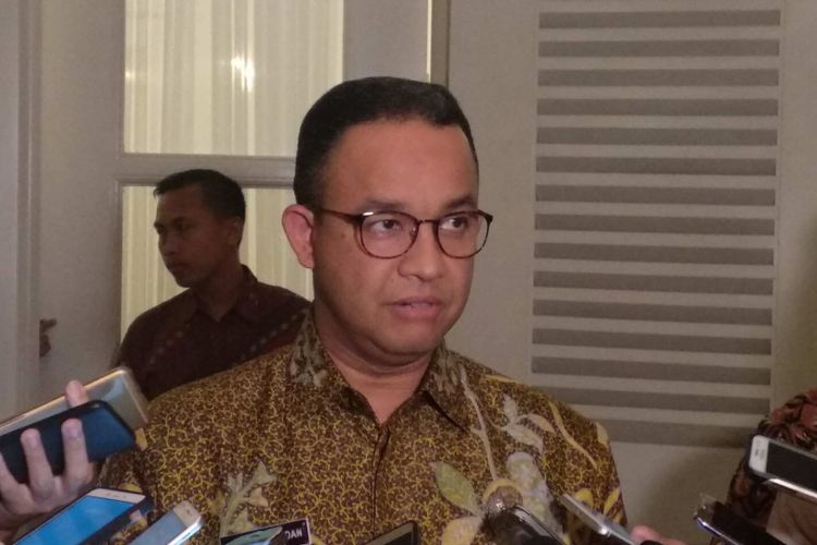 Gubernur DKI Jakarta Anies Baswedan di Balai Kota, Kamis (21/12/2017).