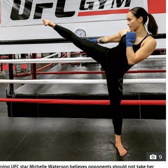 Petarung wanita asal Amerika Serikat, Michelle Waterson.