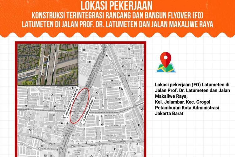 Rekayasa Lalu Lintas Diberlakukan di Latumeten Jakbar hingga Juni 2026