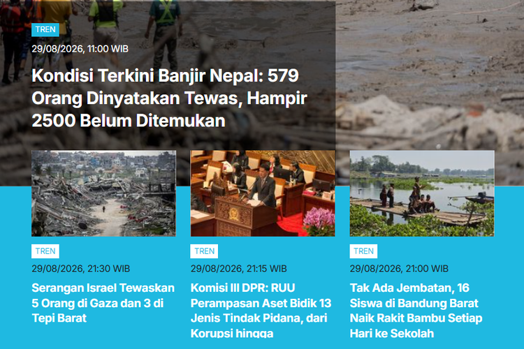 [POPULER TREN] Kondisi Terkini Banjir Nepal | Jepang Bantu Atasi Karhutla Kalimatan