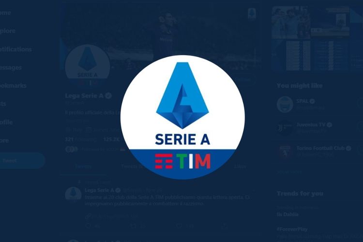 Logo Serie A. 