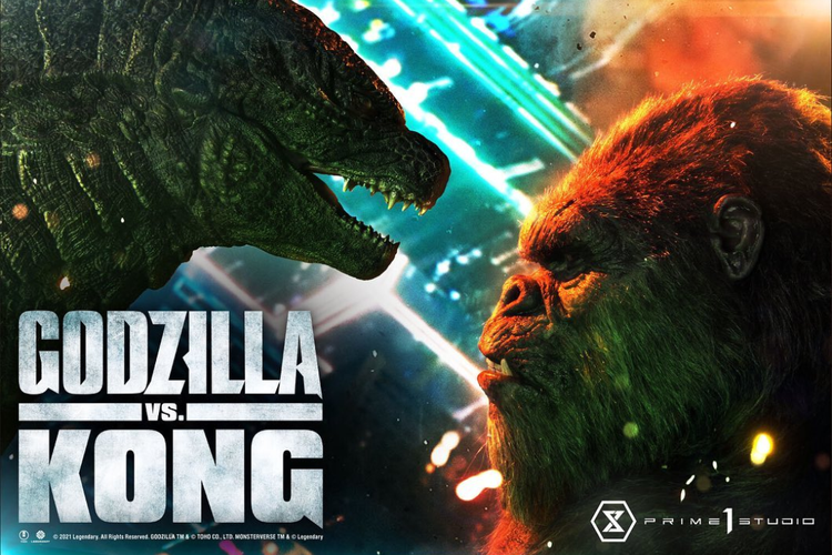 Poster resmi dari film Godzilla vs. Kong, diambil langsung dari akun Instagram @godzillaxkong