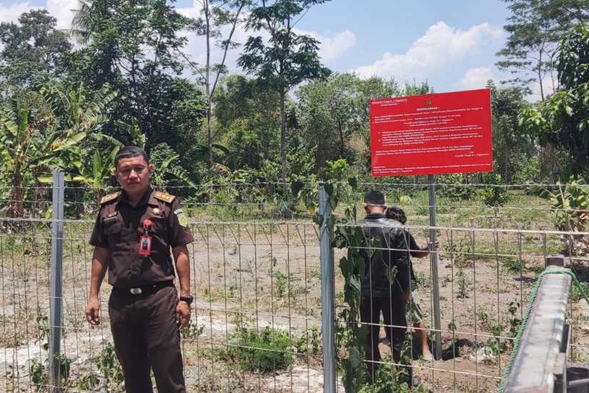 Tanah gratifikasi yang disita oleh Kejati DIY