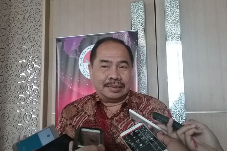 Kepala Pusat Pelaporan dan Analisis Transaksi Keuangan (PPATK) Kiagus Ahmad Badaruddin di Jakarta, Kamis (10/8/2017)