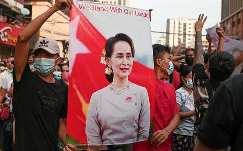 Myanmar Cities Stage 'Silent Coup' to Mark Anniversary of Military Coup