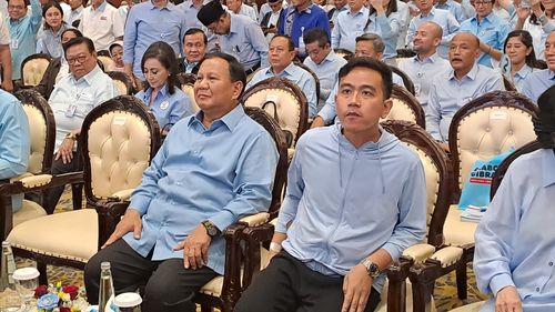 Prabowo-Gibran Hadiri Rakornas TKN-TKD Hari Ini, Perdana Tampil Bersama di Masa Kampanye