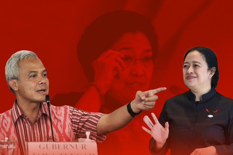 Ilustrasi kandidat capres pilihan PDI-P: Ganjar Pranowo atau Puan Maharani?
