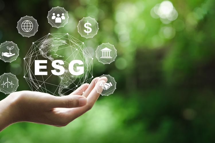 Ilustrasi Environmental, Social, and Corporate Governance (ESG).