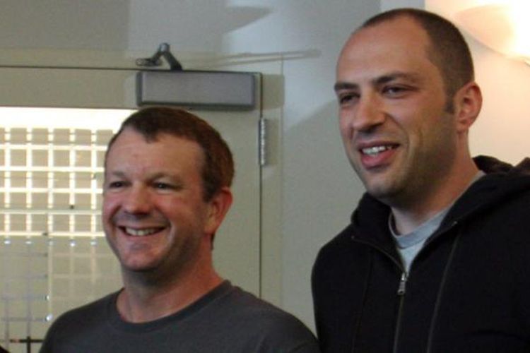 Brian Acton dan Jan Koum, dua pendiri WhatsApp