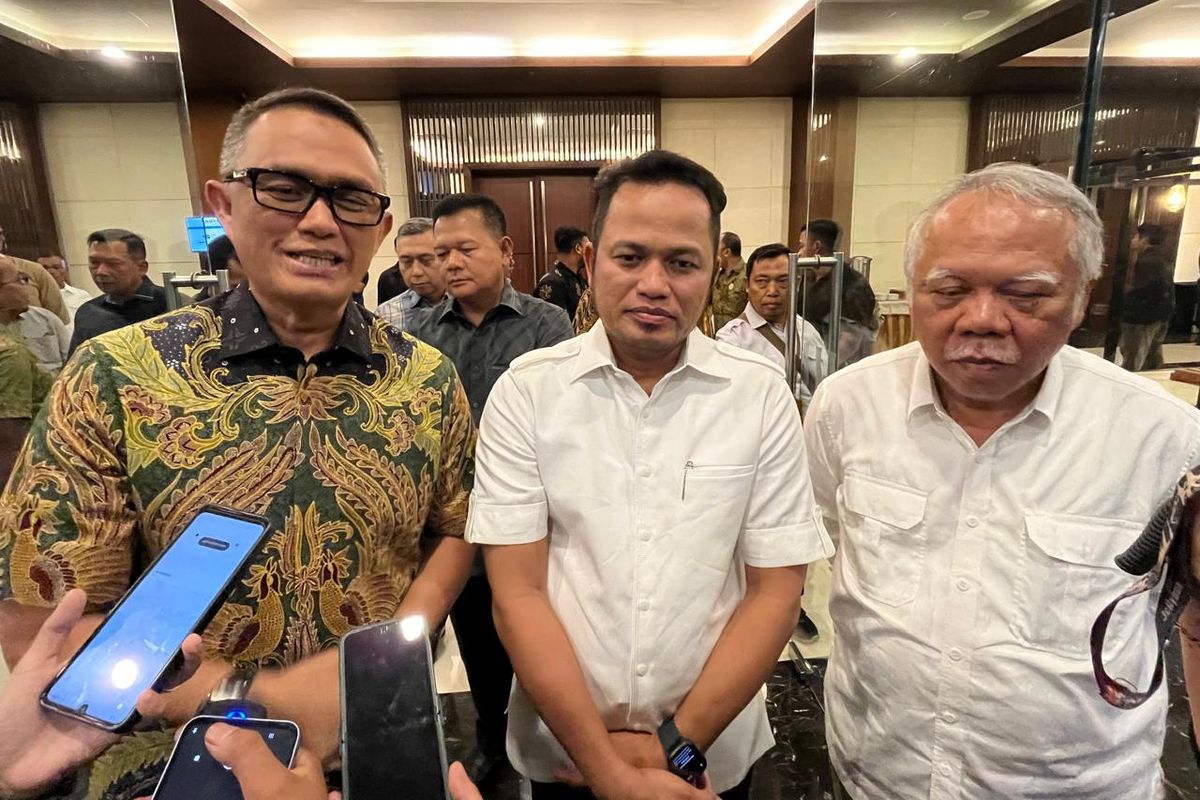 Wakil Kepala BIN Komjen Imam Sugianto, Gubernur Kalimantan Timur (Kaltim) Rudy Mas'ud, dan Kepala Otorita IKN Basuki Hadimuljono, menggelar pertemuan untuk membahas kantor BIN di IKN. Pertemuan ini terlaksana di Balikpapan, Senin (21/4/2025).