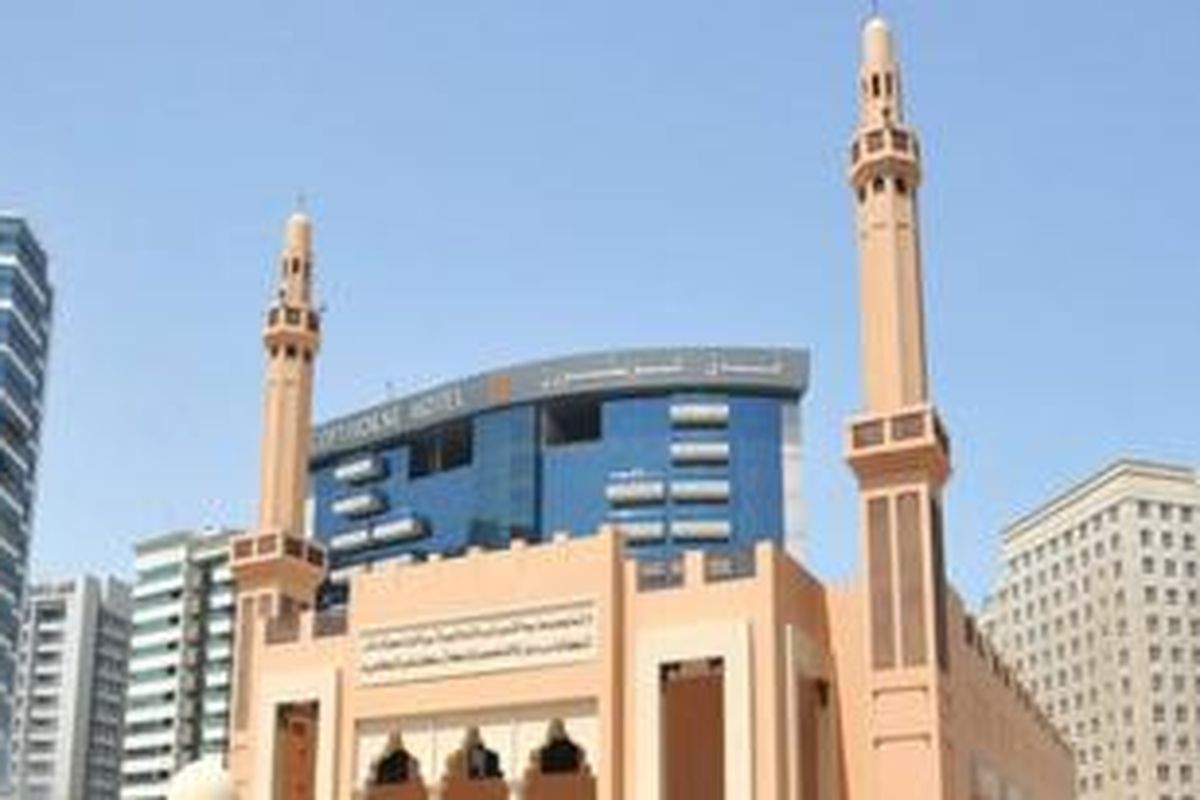 Masjid ramah lingkungan Khalifa Al Tajer, Dubai.