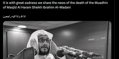 Sheikh Ibrahim Al Madani, Muazin Masjidil Haram, Wafat Setelah Kumandangkan Adzan Subuh