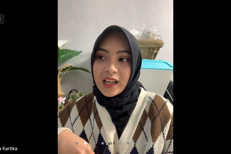 Influencer Bianca Kartika dalam konferensi pers virtual program Good Friends, Jumat (20/11/2020).