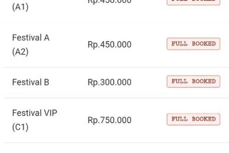 Tiket konser Sheila On 7 sold out