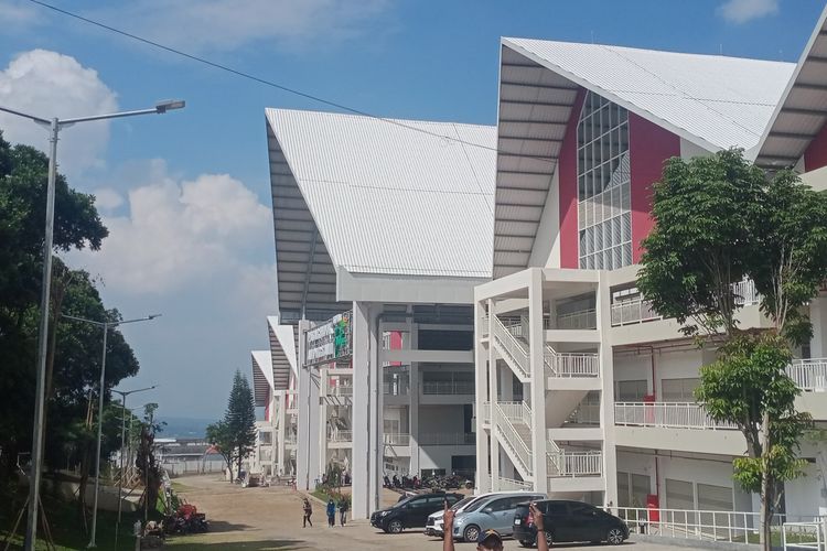 Wajah Pasar Induk Among Tani Batu di Kota Batu, Jawa Timur pada Senin (22/5/2023), setelah rampung dibangun. 