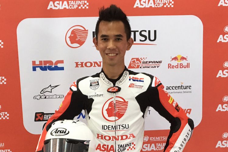 Pebalap Astra Honda Motor, Gerry Salim.