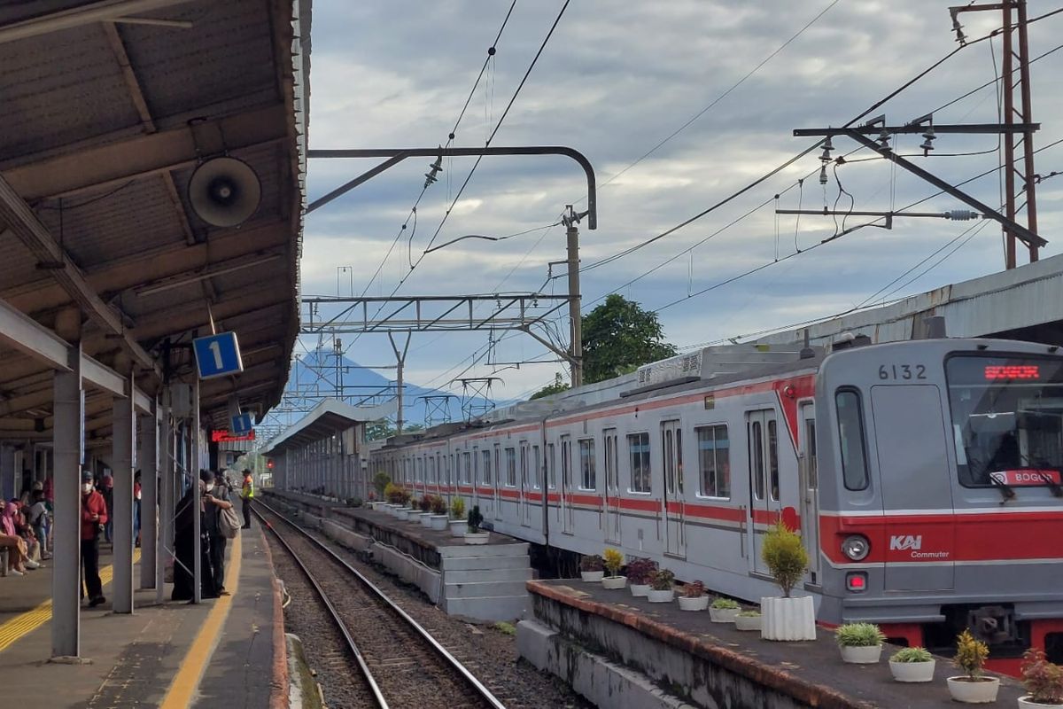 Stasiun transit Citayam, Depok, Jawa Barat.