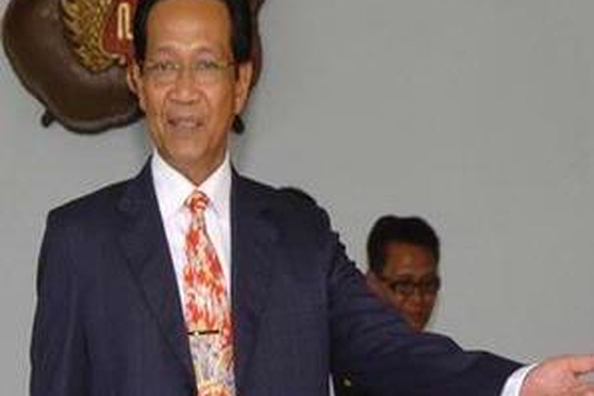 Gubernur DI Yogyakarta Sultan HB X di Keraton Yogyakarta.