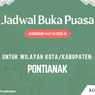 Jadwal Buka Puasa Pontianak Hari Ini 7 Maret 2026 Lengkap dengan Waktu Shalat
