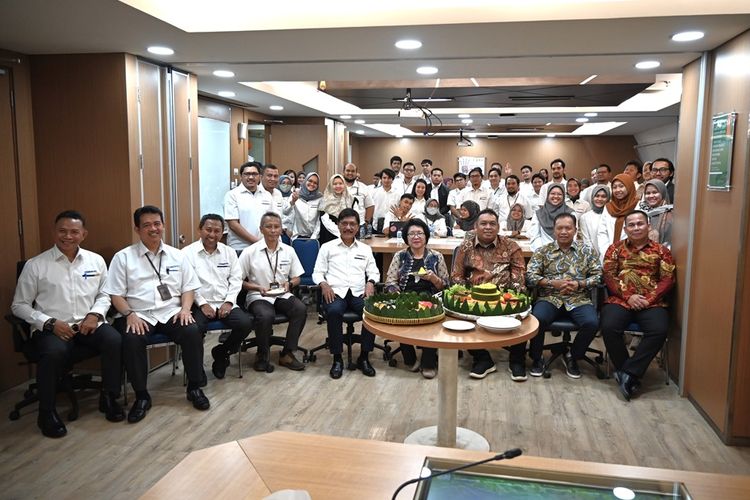 Badan Pengelola Dana Perkebunan Kelapa Sawit (BPDPKS) menggelar acara Refleksi 9 Tahun di Ruang Rapat Nusantara I, Gedung Graha Mandiri, Jakarta, Senin (10/6/2024). 