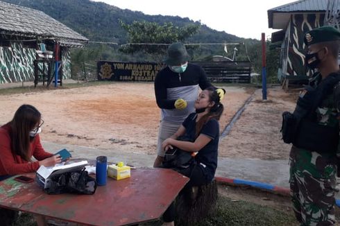 Tekan Covid-19, Satgas Pamtas Siapkan Tes Swab Antigen di Perbatasan RI-Malaysia