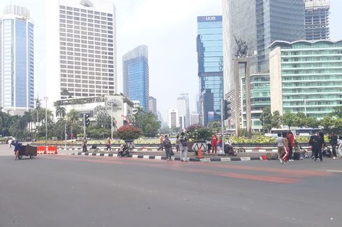 Sepinya CFD Sudirman-Thamrin pada Pekan Pertama Ramadhan